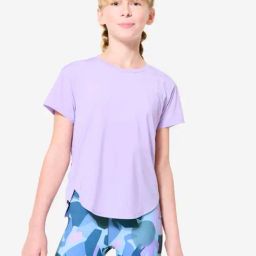 Decathlon Girls Lavender Purple Sports Girls T-Shirt-picture-33