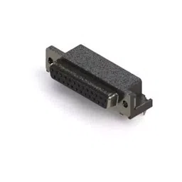 EDAC D SUB CONN, R/A RCPT, 25POS, DB, SOLDER, 630-025-640-541-picture-1