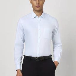 Van Heusen light-blue Print Shirts-image-29