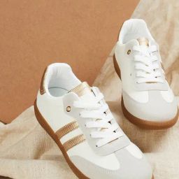 Ginger by Lifestyle Women's Gold Sneakers-picture-18