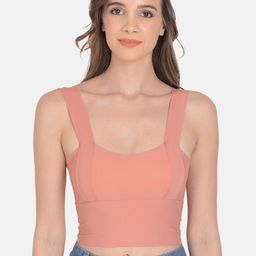 mod & shy Peach-Coloured Bralette Bra-34