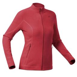 Quechua by Decathlon Red Plain Fleece Jacket-picture-30