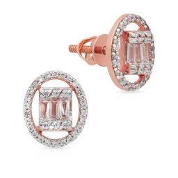 Malabar Gold & Diamonds BIS Hallmark (750) 18k Rose Gold Earring For Women-image-40