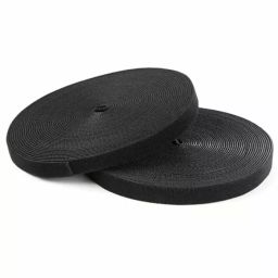 StarTech.com Hook and Loop Cable Ties Nylon Black 7.62 cm (25 Ft) x 0.7 inch, HKLP25-image-87