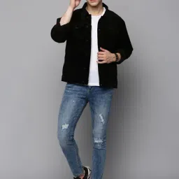 showoffff SHOW OFF Black Regular Fit Jacket image 5