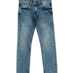 Pepe Jeans Boys Blue Solid Jeans-image-83