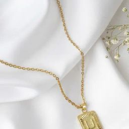 Joker & Witch Golden Daze Alphabet U Necklace-image-21