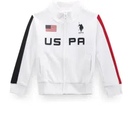 U.S. Polo Assn. Kids White Printed Full Sleeves Sweatshirt-picture-20