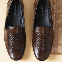 Provogue Men Textured Loafers-image-73