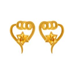 P.C. Chandra Jewellers 14 kt Gold Earrings-picture-9
