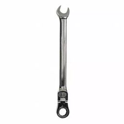 Westward Ratcheting Wrench Alloy Steel Chrome Head Size 5/8 inch Overall Length 9 1/2 inch, 1LCR1-image-101