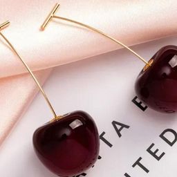 SZN Gold Plated Contemporary Shaped Drop Earrings image 2