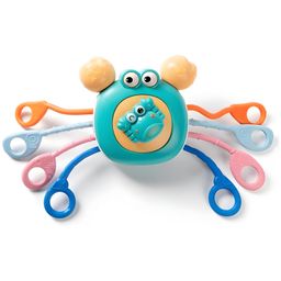 Negocio Baby Silicon Rattle Crab Pull Rope Toy for Toddler Interactive Learning Develoment Toy Early Development Made with Safety Silicon - Pack of 1 - Color May Vary-18