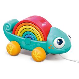 Azhari Pull Along Rainbow ChameleonToy for Kids Color & Design May Vary-13