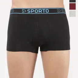 Sporto by Macho Pack Of 4 Cotton Breathability Trunk-picture-44
