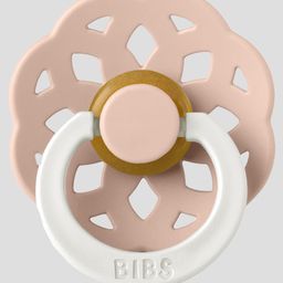 Bibs Boheme Glow in the Dark Latex Round Pacifier Nipple Size 2 Pack of 2 - Blush/Vanilla image 4