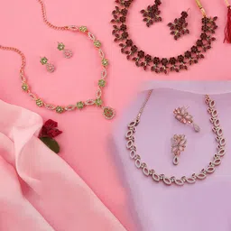 Anouk Gold-Plated Earring & Necklace Set-image-80
