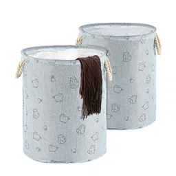 Kuber Industries Blue Set of 2 Regular Multi-Utility Organisers-19