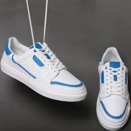 V8 By Ruosh Men's Aldor White & Blue Casual Sneakers-image-80