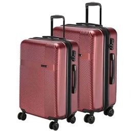Nasher Miles Fifth Avenue Expander Hard-Side Polycarbonate Set of 2 Maroon Trolley Bag(65&75cm)-image-38