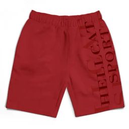 HELLCAT Kids Maroon Printed Shorts-image-62