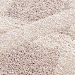 Obsessions Cream Non-Shedding Geometric Old Weave Carpet - Large image 4