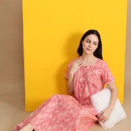 Sweet Dreams Printed Maxi Nightdress-image-26