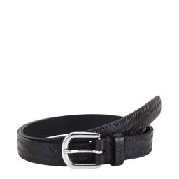 Aditi Wasan Black Leather Waist Belt for Women-image-92