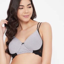 Clovia White Non Wired Padded T-Shirt Bra-image-19