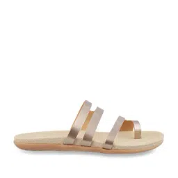 Walkway Women's Rose Gold Toe Ring Sandals-image-1