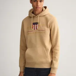 GANT Beige Hooded Sweatshirt-image-48