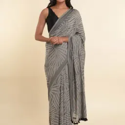 Suta Grey Printed Saree Without Blouse-picture-35