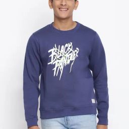 Lil Tomatoes Kids Navy & White Printed Full Sleeves Sweatshirt-picture-6