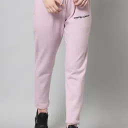 GRIFFEL Purple Printed Track Pants-image-32