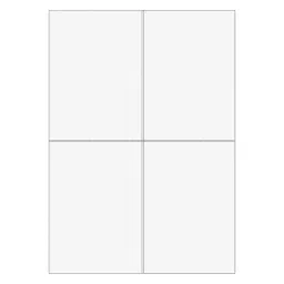 GENERIC Sticker Paper Label A4 100 Sheets (4 Labels in 1 Sheet) (Pack of 100)-15