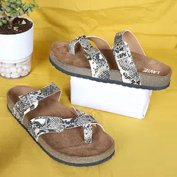 Lavie Women Open Toe Flats with Buckles-image-85