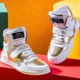 Saint G Men's Rowan Golden Ankle High Sneakers-image-72