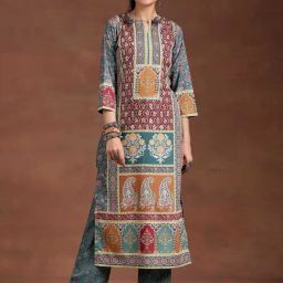Libas Multicolor Printed Straight Kurta-image-51