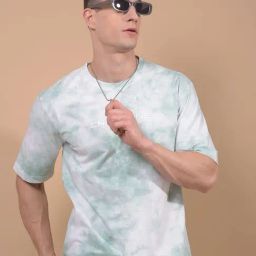 Crimsoune Club Green Cotton Slim Fit Printed T-Shirt-image-69