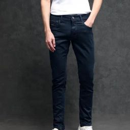 Rare Rabbit Navy Slim Fit Fit Solid Jeans-image-59