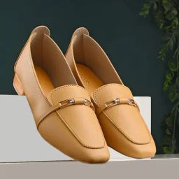 Clog London Women's Yellow Casual Loafers-image-80