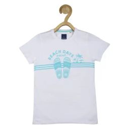 Allen Solly Junior White Printed T-Shirt-image-41