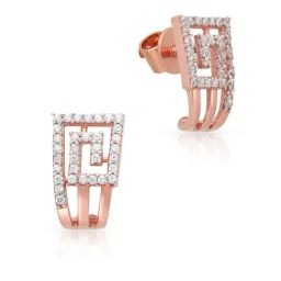 Malabar Gold & Diamonds BIS Hallmark (750) 18k Rose Gold Earring For Women-image-39