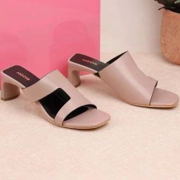 Mochi Women's Peach Casual Sandals-image-30