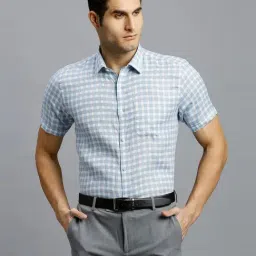 Reid & Taylor White Regular fit Checks Shirt-picture-24