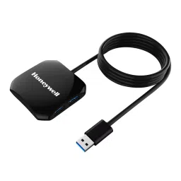 Honeywell HC000010/LAP/NPH/4U/3.0 Momentum 4 Port Non Powered 3.0 Hub- Glossy Black USB-25