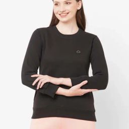 Sweet Dreams Black Plain Sweatshirt-image-46