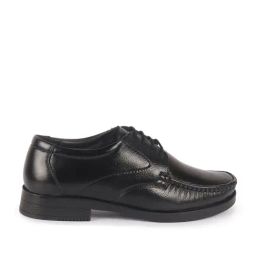 Fausto Men's Black Derby Shoes-image-94
