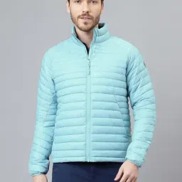 Woodland Blue Regular Fit Quilted Jacket-picture-40