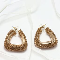 Maansh Contemporary Half Hoop Earrings-image-54